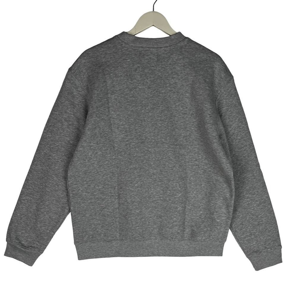 New MKI Miyuki Zoku Pullover Grey Crew Neck Cotton Sweatshirt Fleece Inner US L - Picture 3 of 11